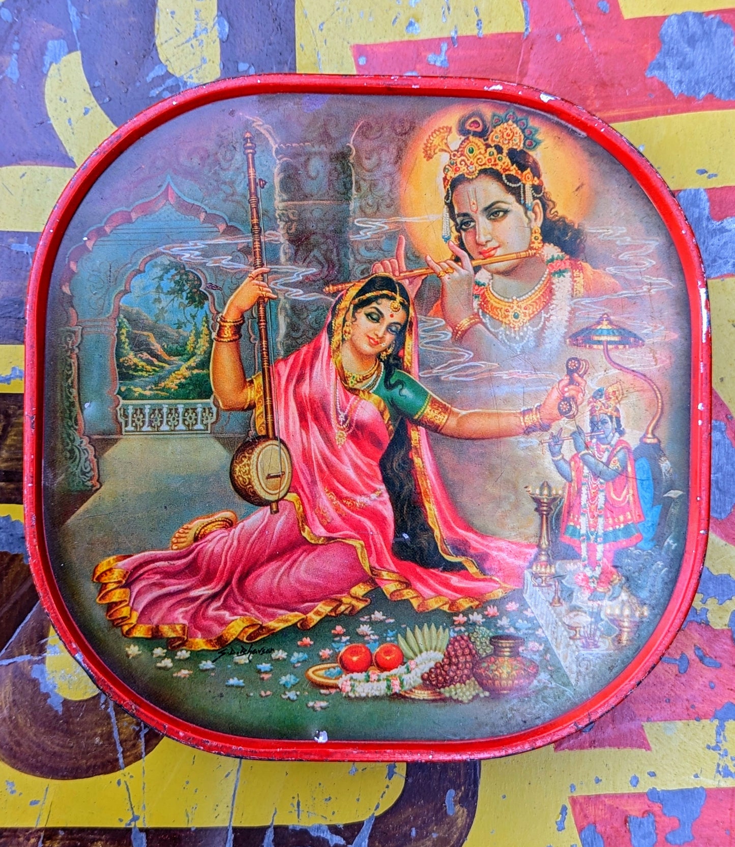 Vintage indian tins - Rasraj