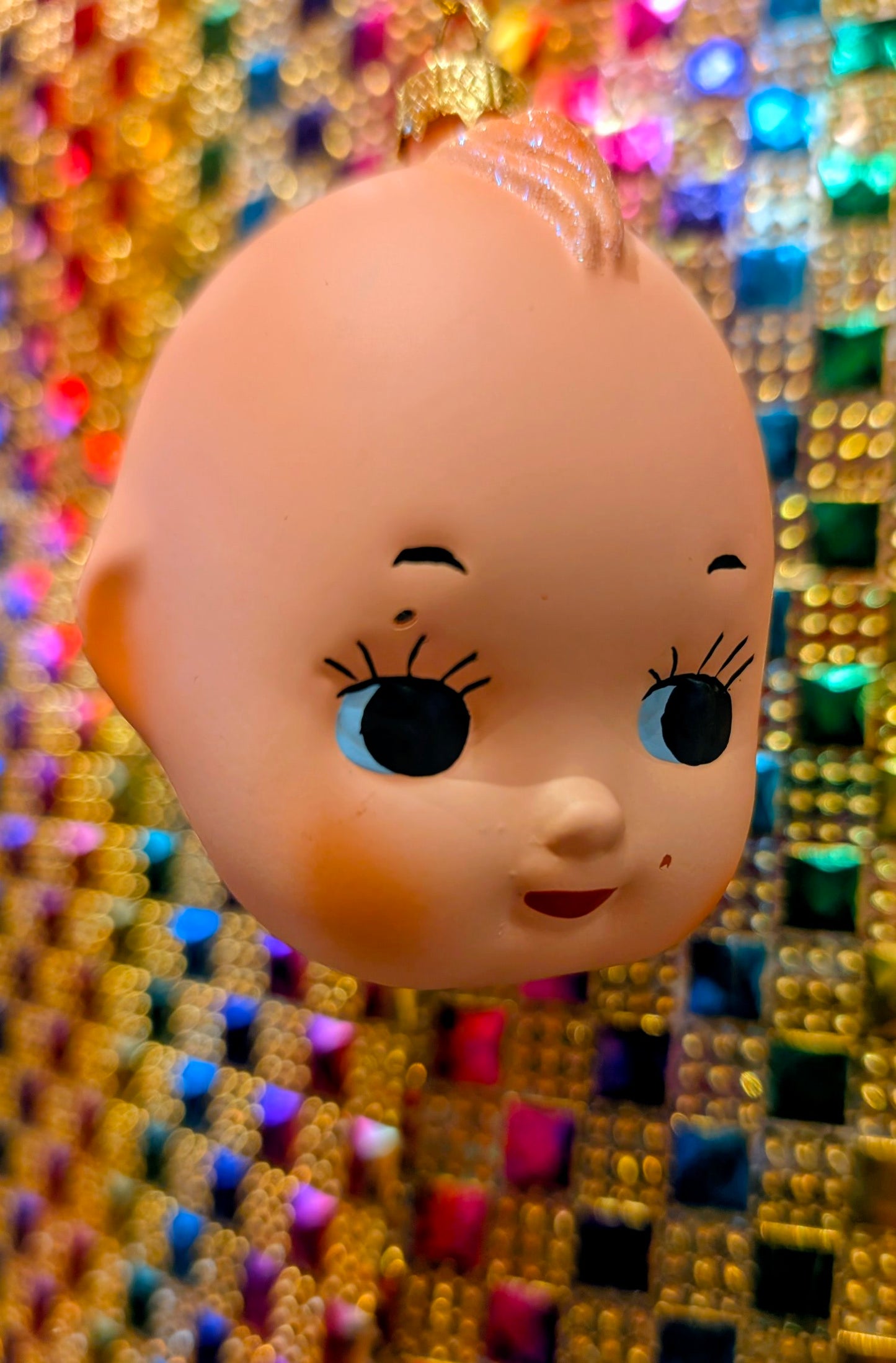 Cutest Kewpie head decoration