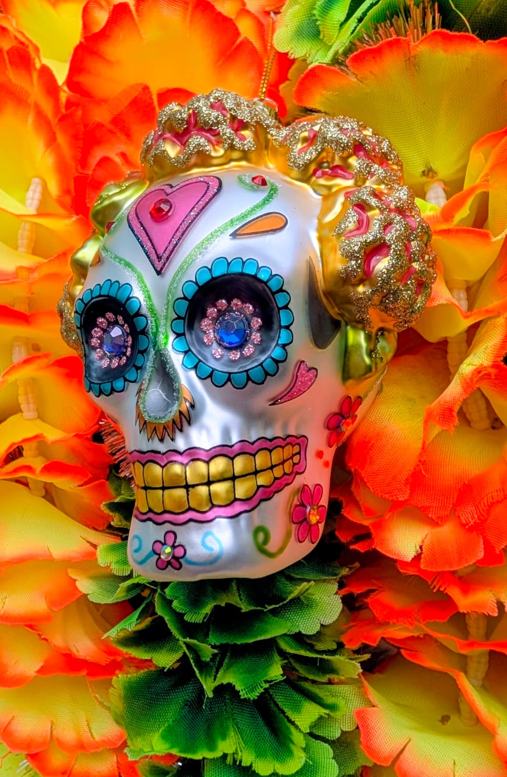 Marigold skull