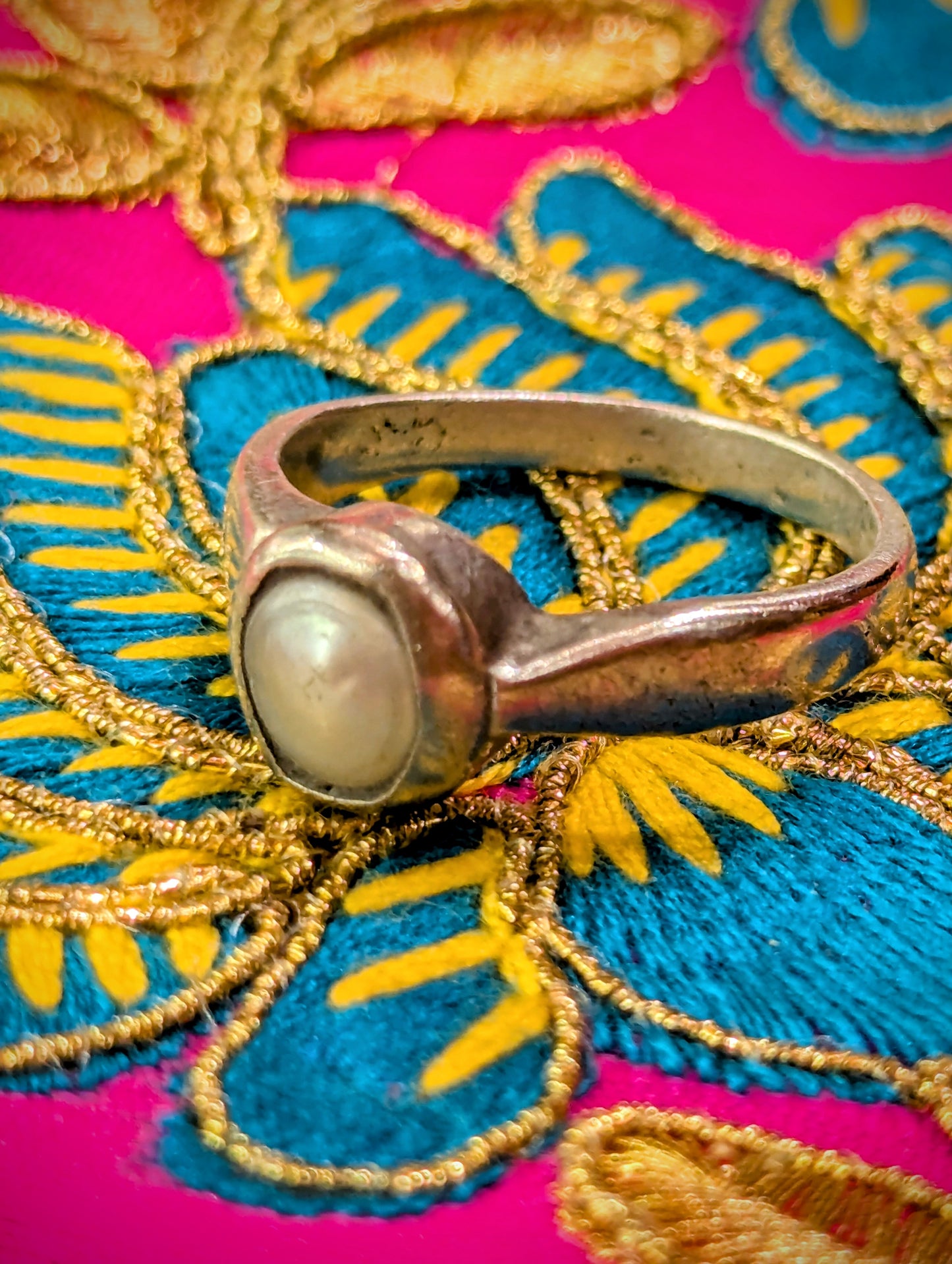 Vintage Rajasthani pearl rings
