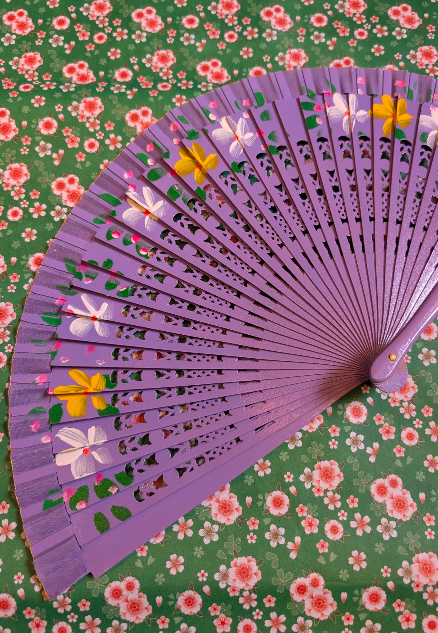 Hand painted fans