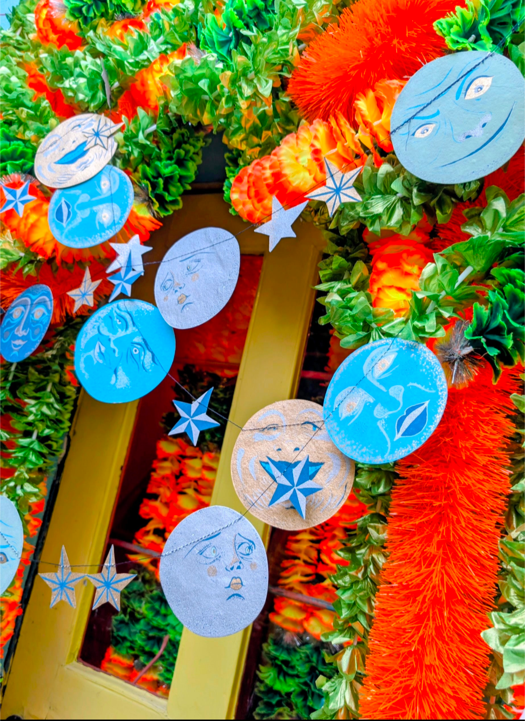 Celestial and moon garlands