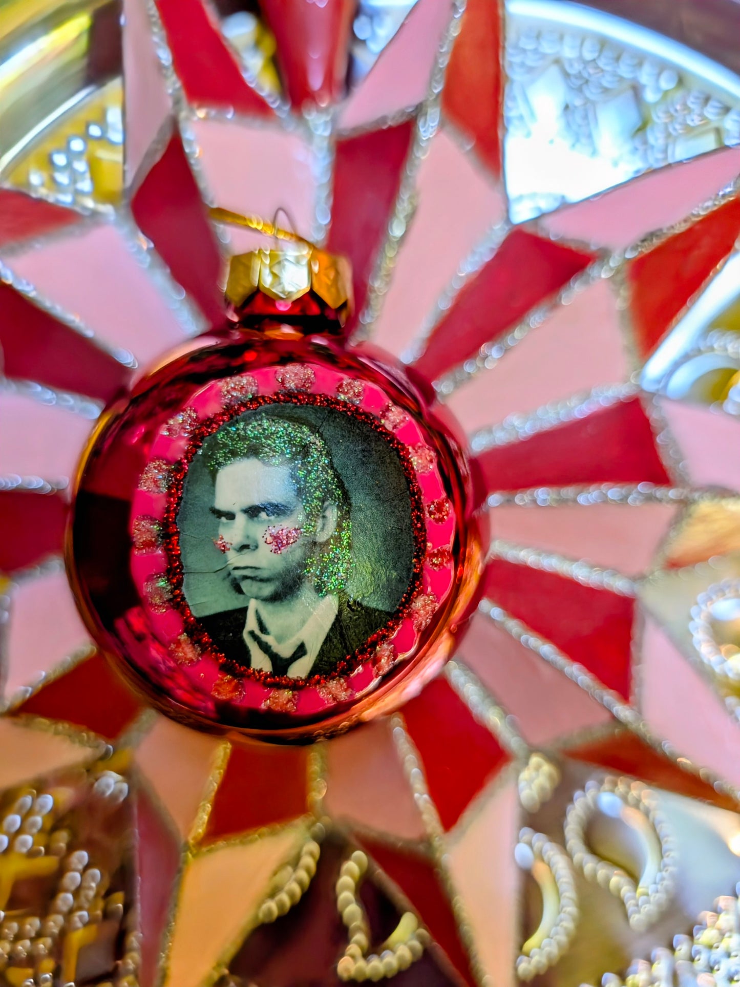 Nick Cave glass baubles