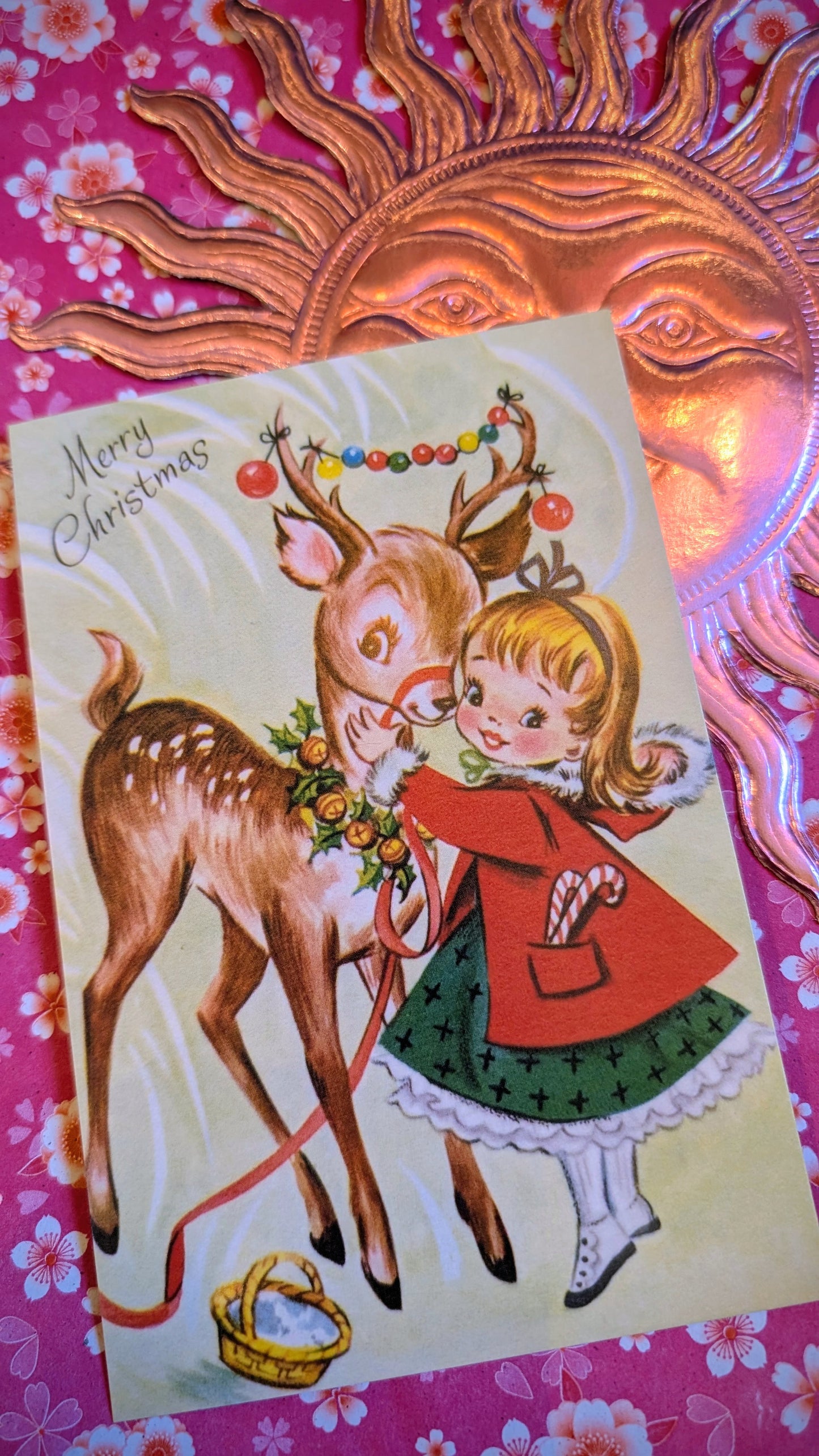 Cute vintage postcard set