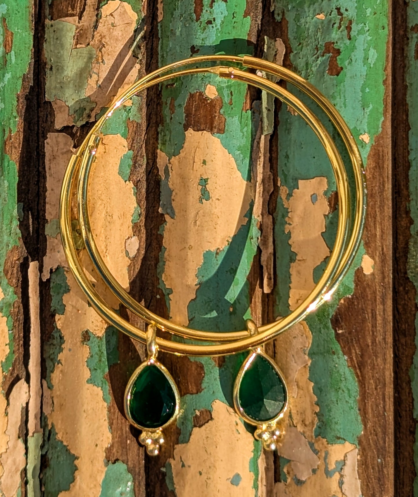 Jaipur jewels on hoops