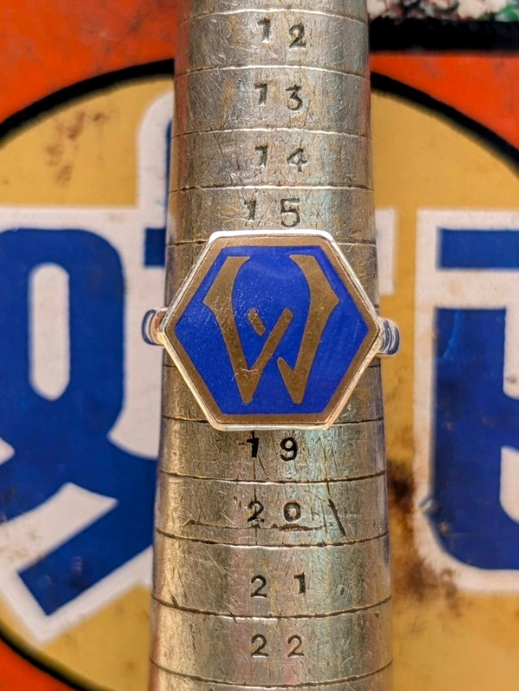 vintage initial rings