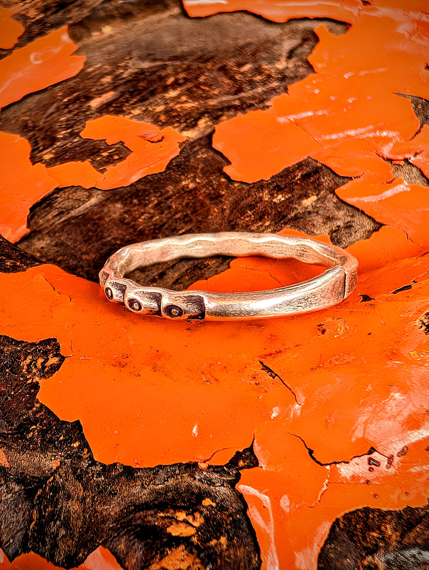 Myanmar fine cuff stacker ring