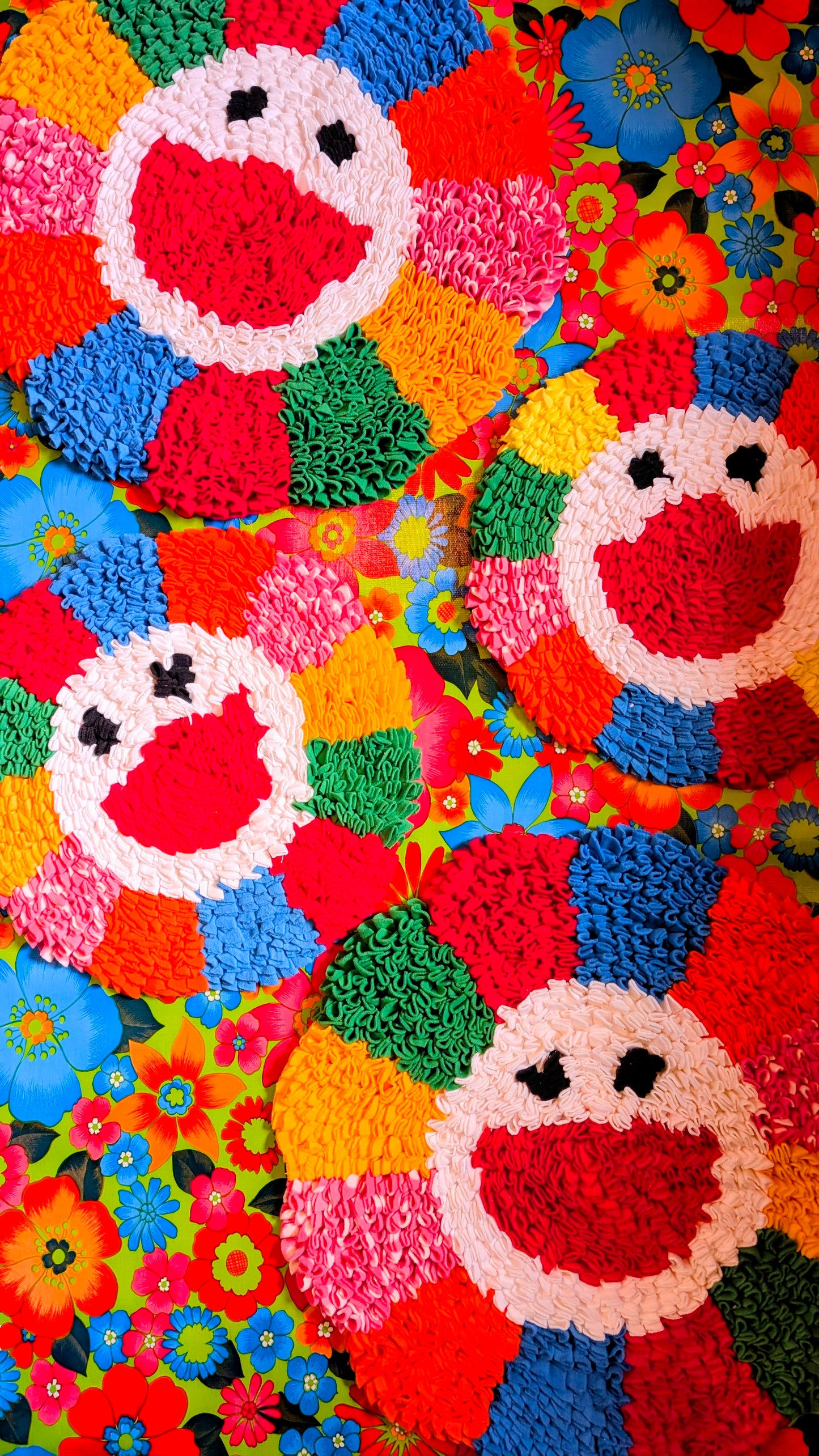 Happy flower rug