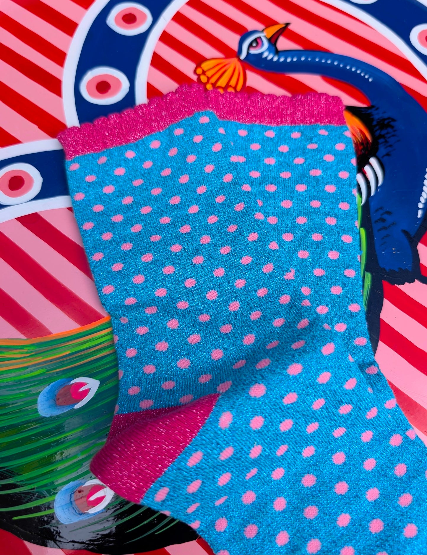 Patterntastic Glitter Socks