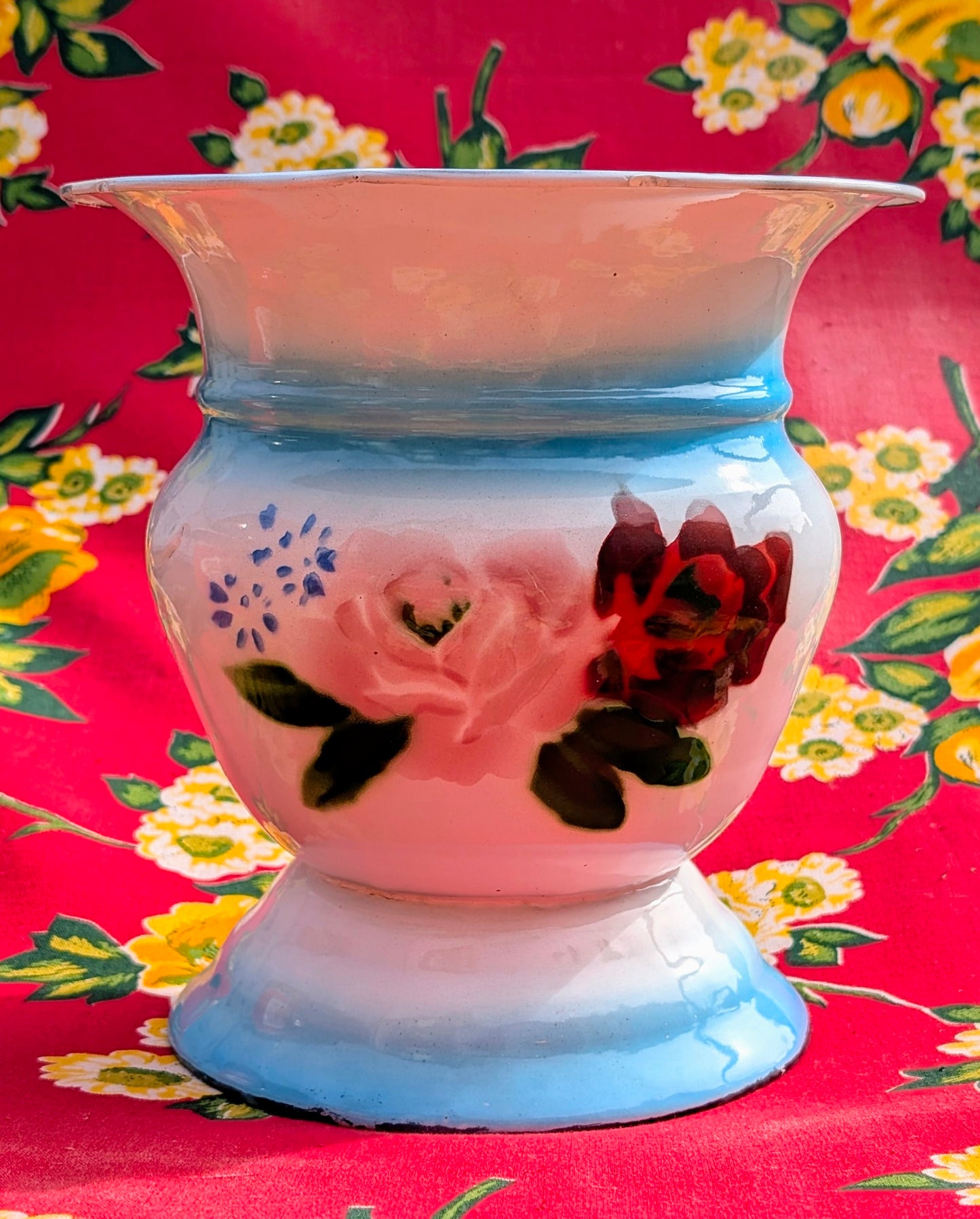 Chinese enamel vases