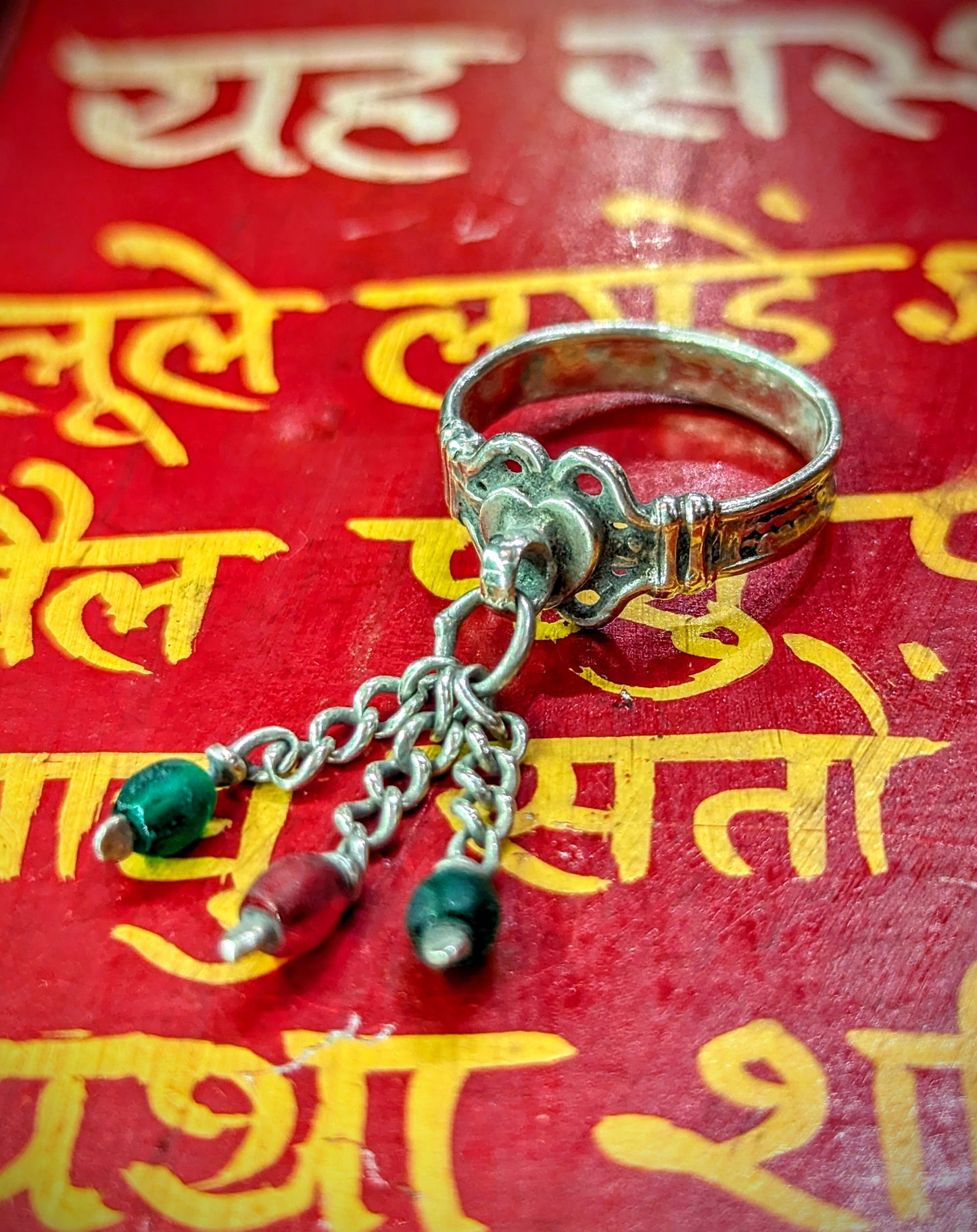 Vintage bells and dangles rings