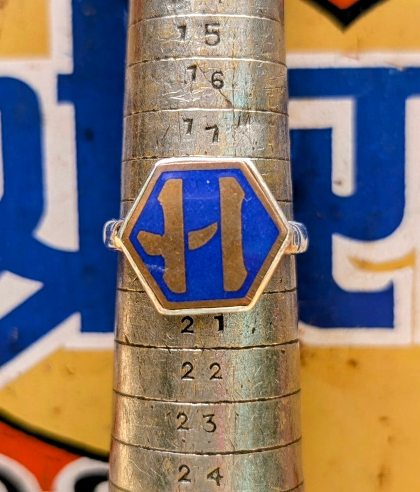 vintage initial rings
