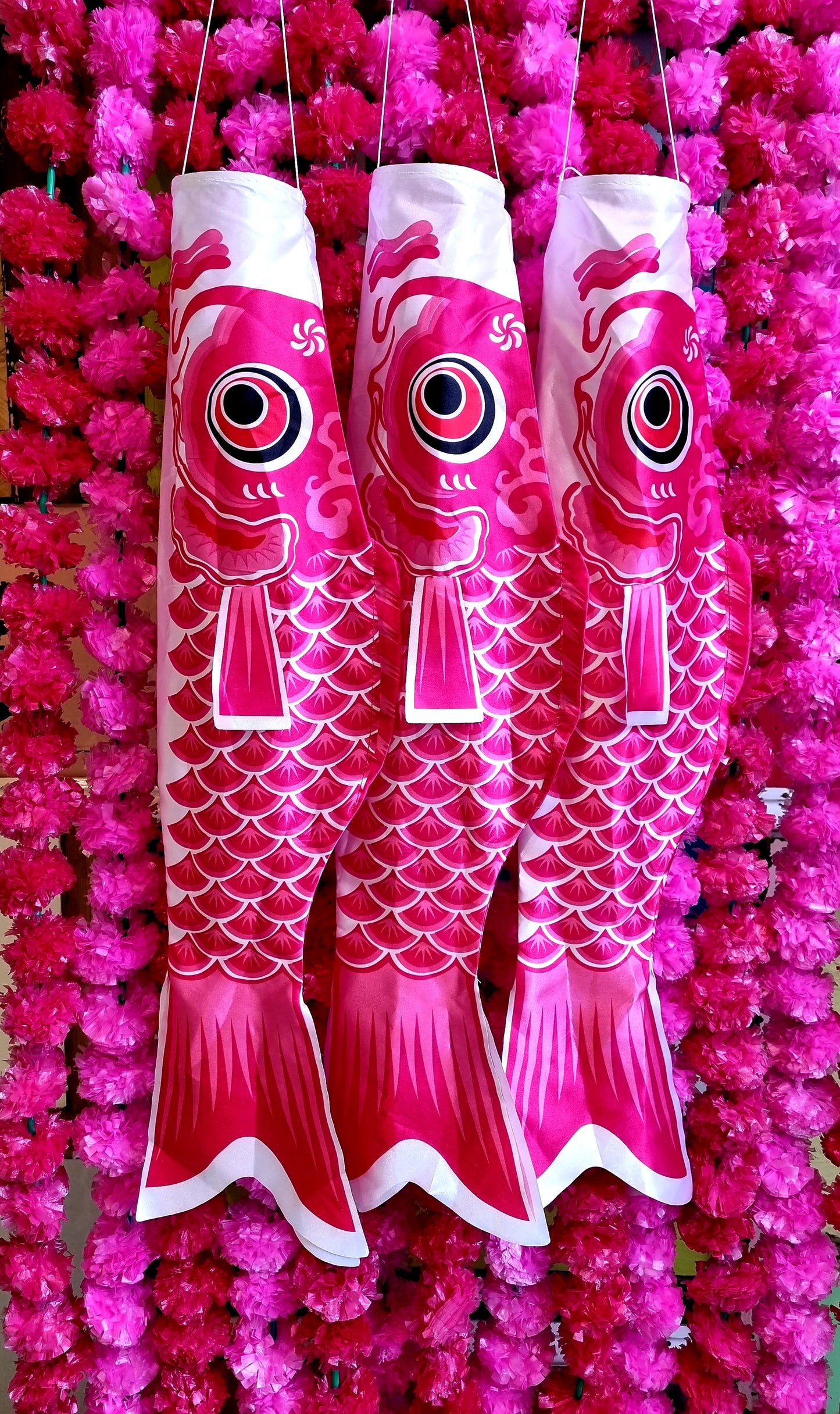 Japanese Koinibori koi carp wind socks large