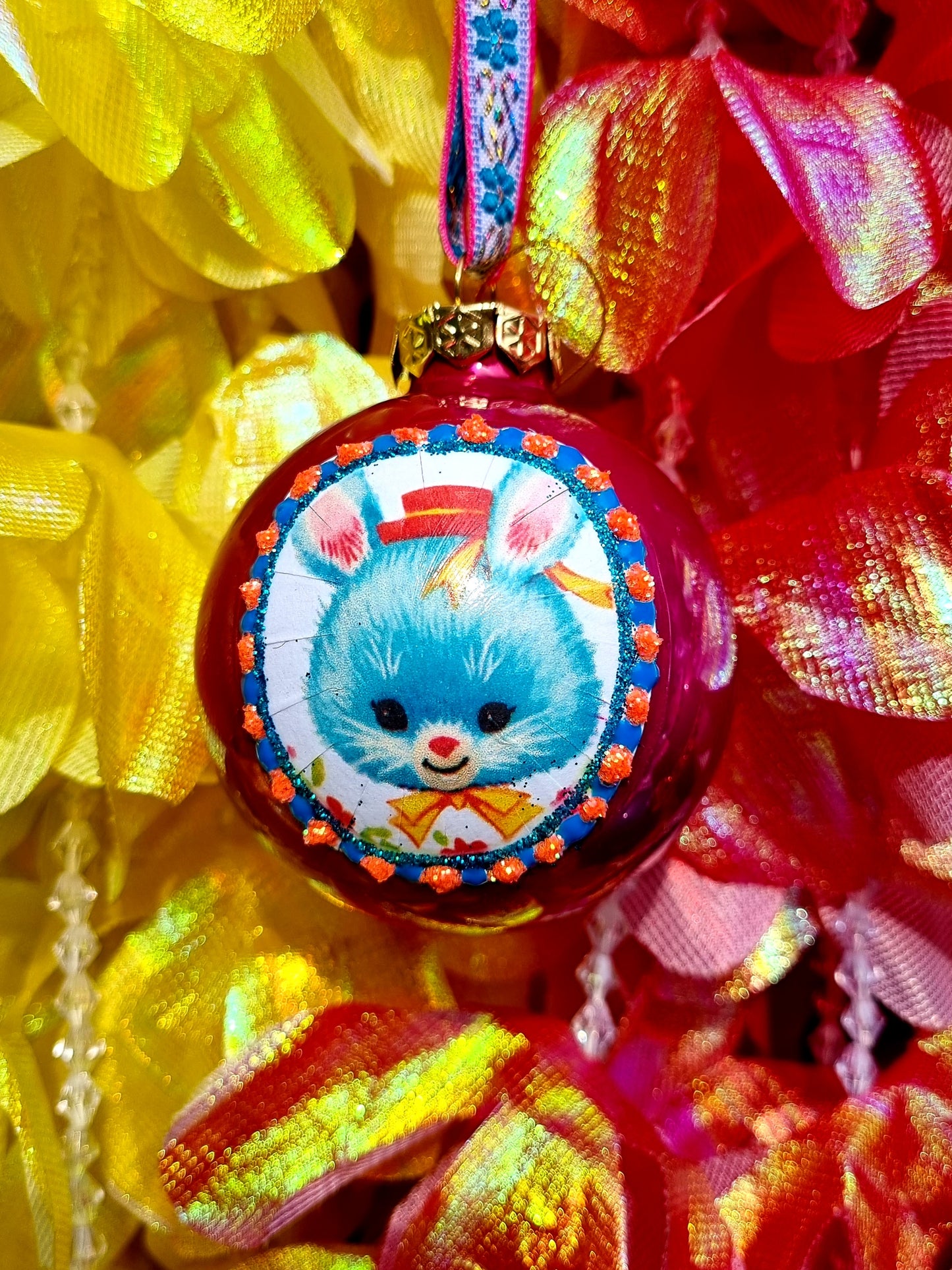Kitsch vintage glass baubles