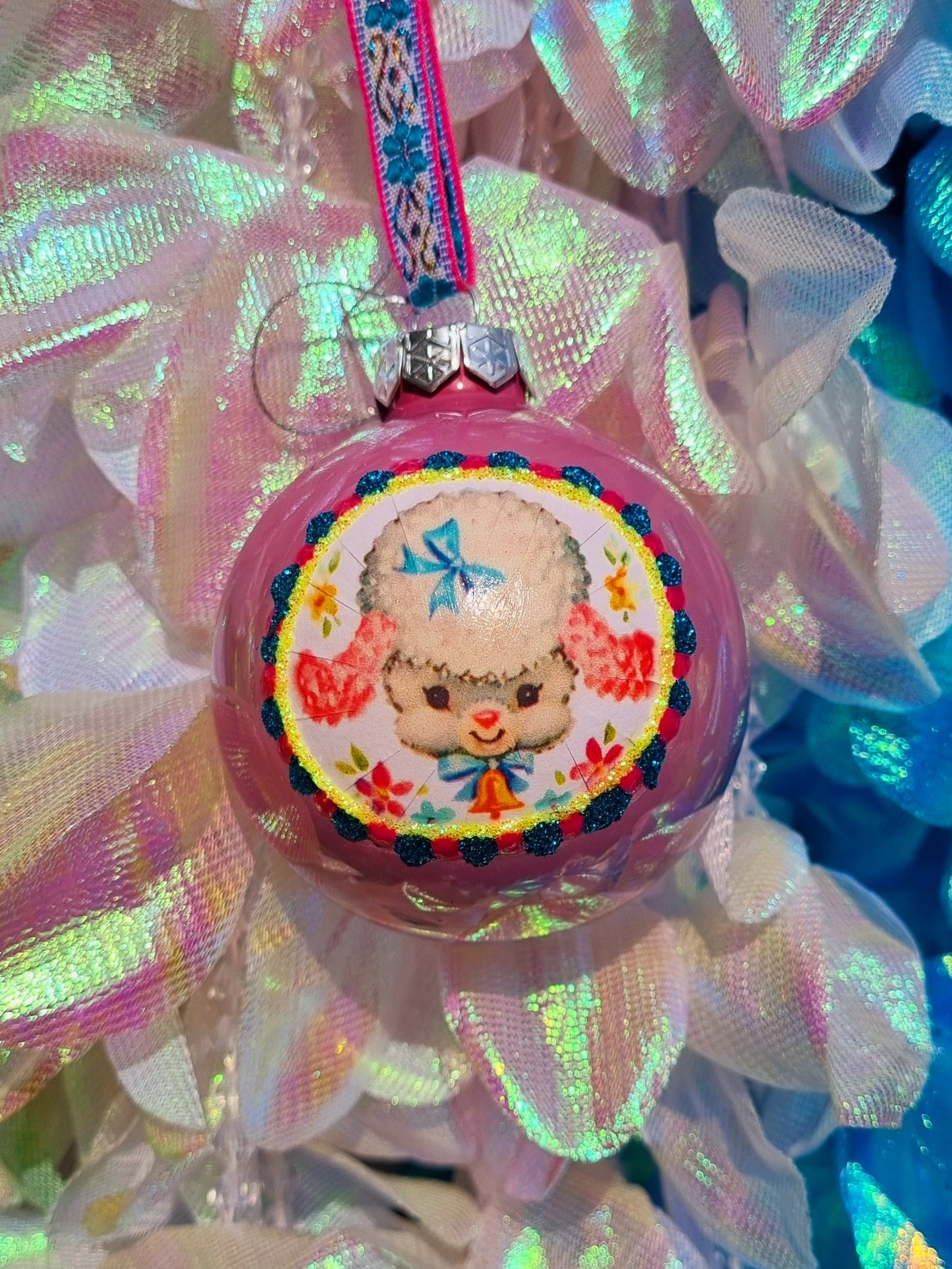 Kitsch vintage glass baubles