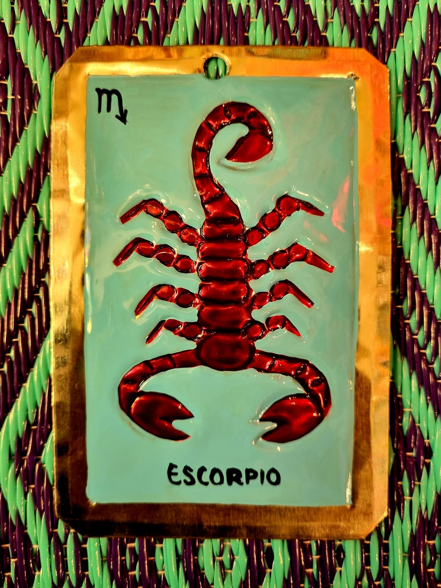 Star sign tin plaques