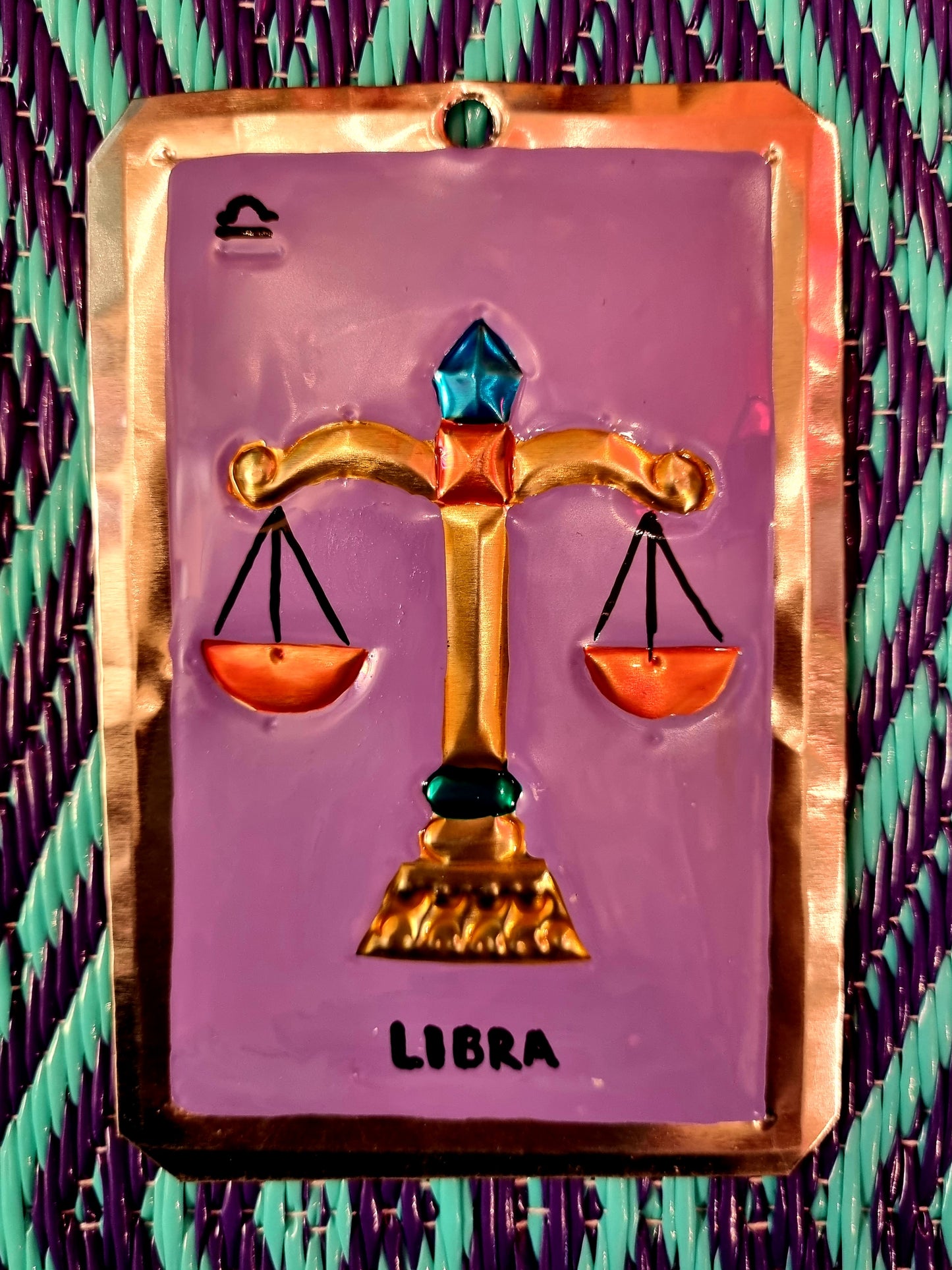 Star sign tin plaques