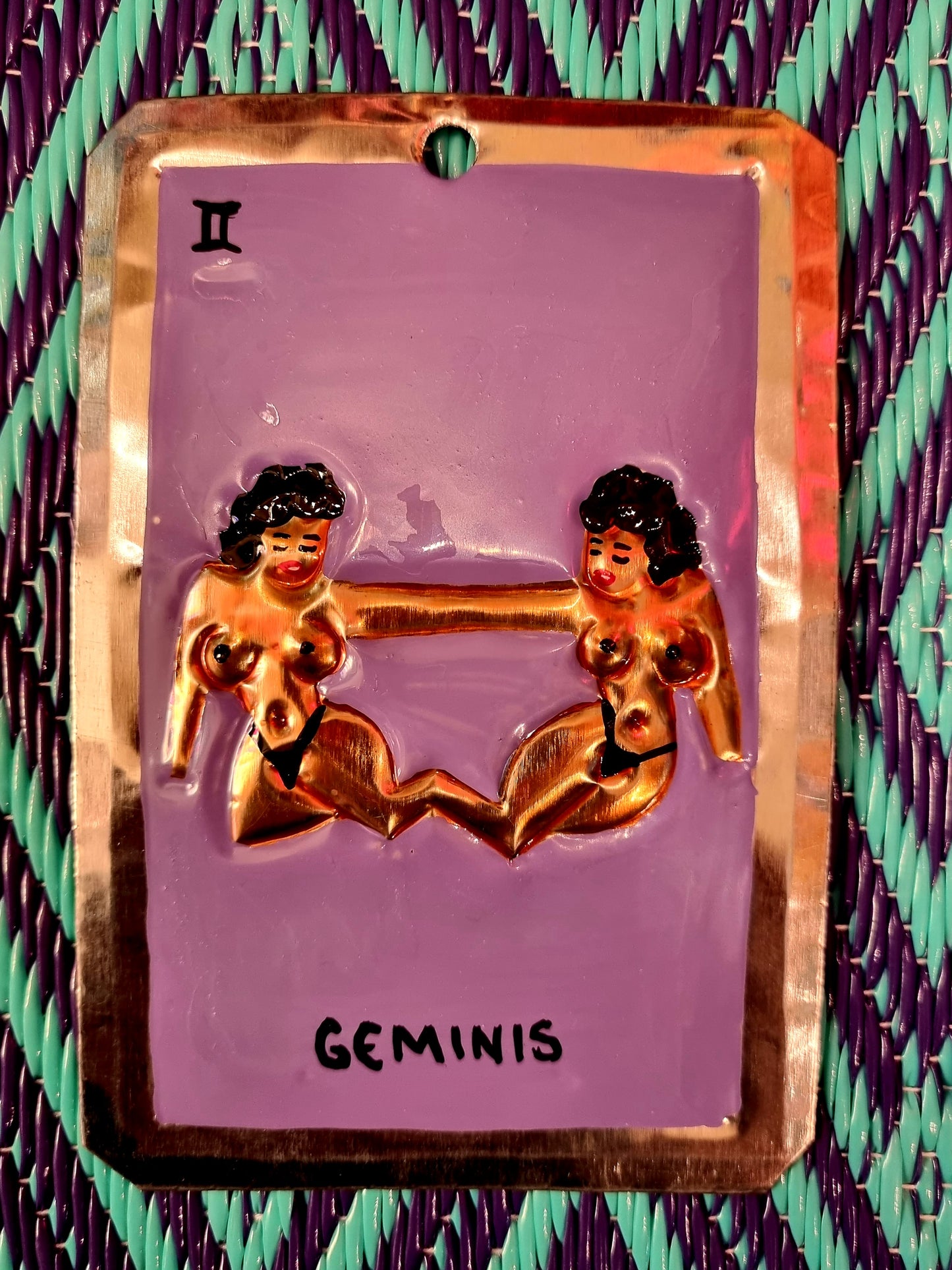 Star sign tin plaques
