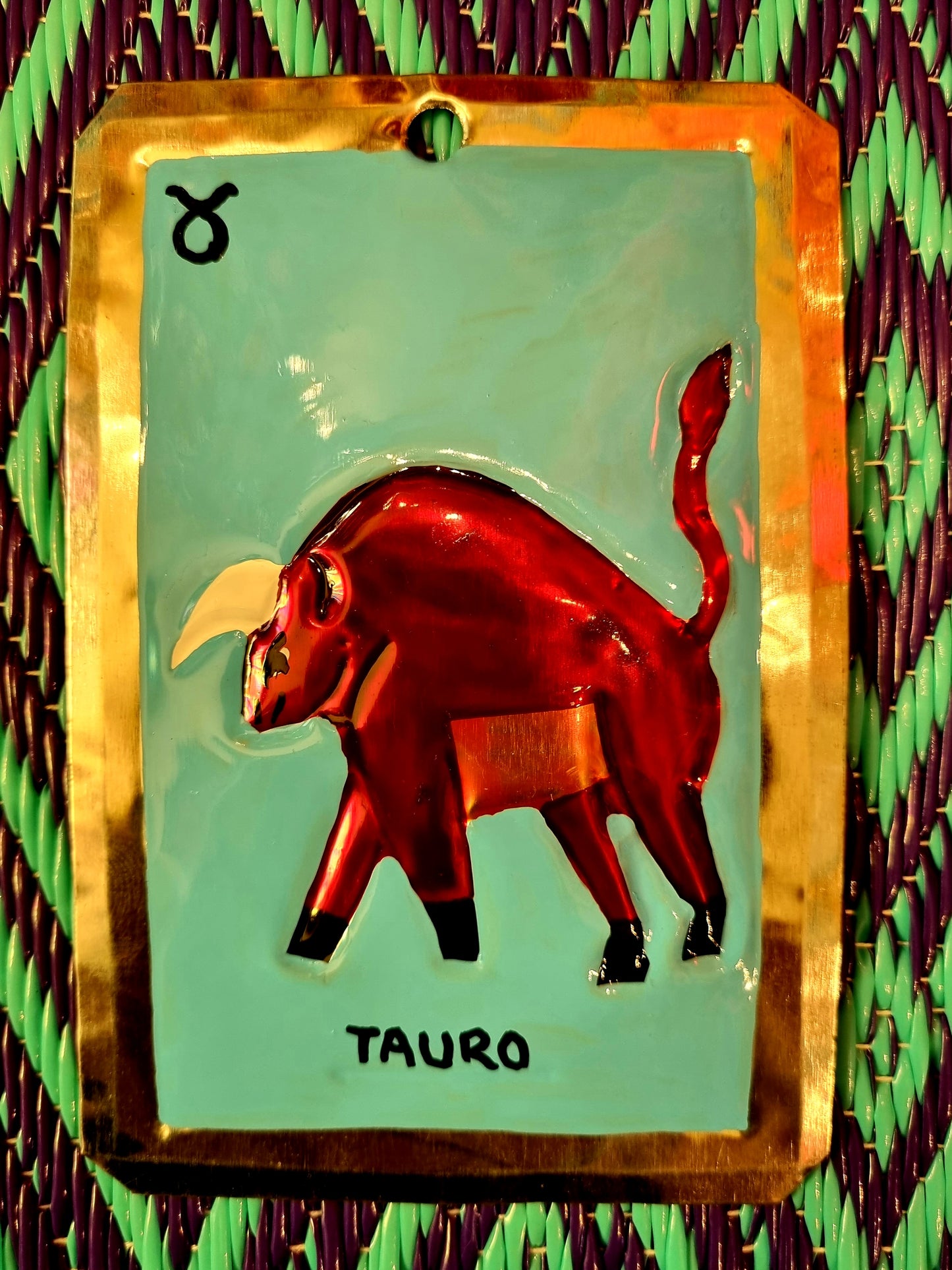 Star sign tin plaques