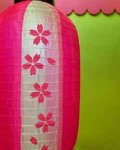 Chinese pink and pretty lampshade