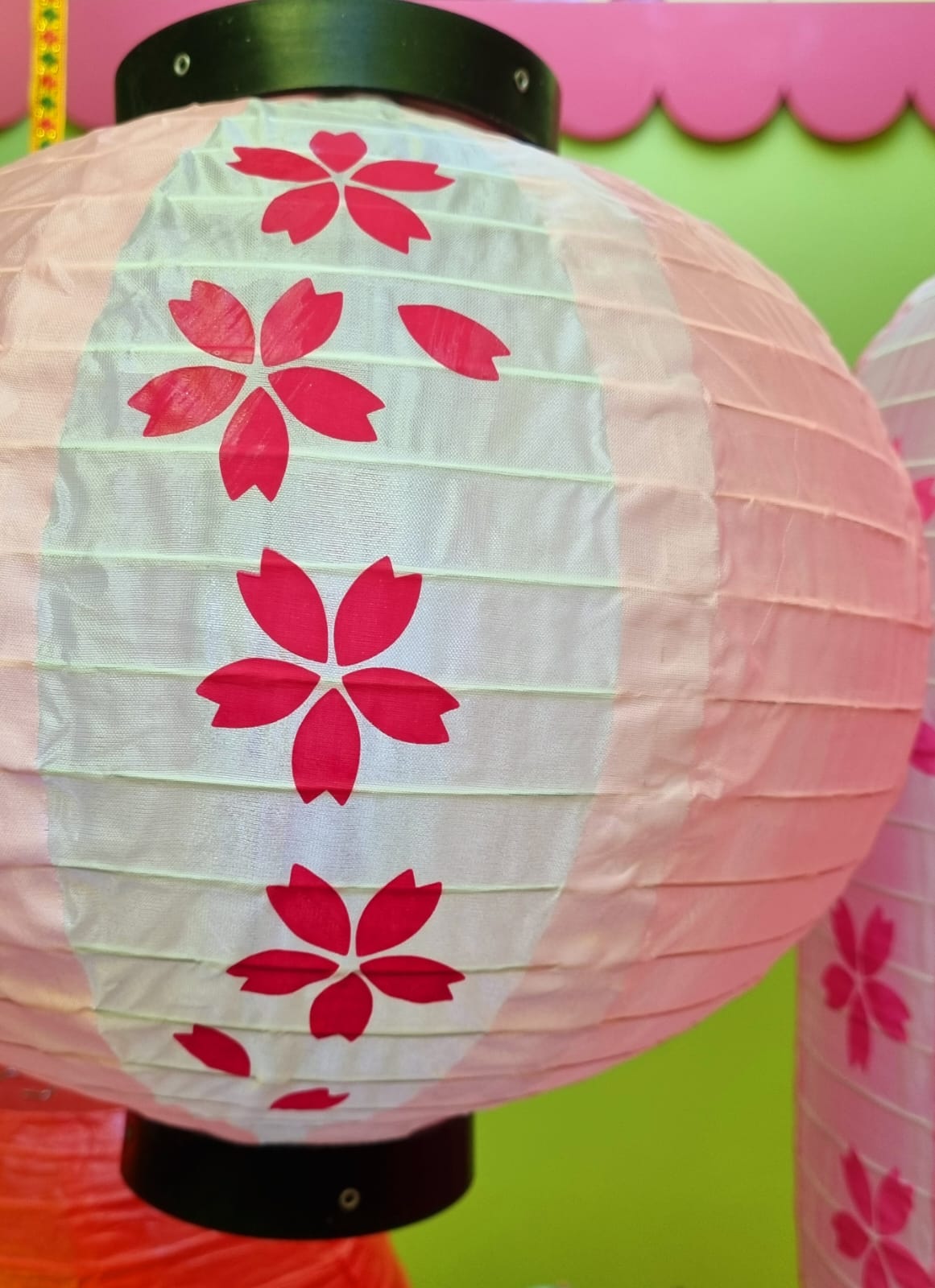 Chinese pink and pretty lampshade