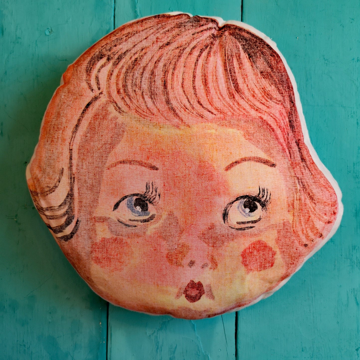 Nathalie Lété cushion doll faces