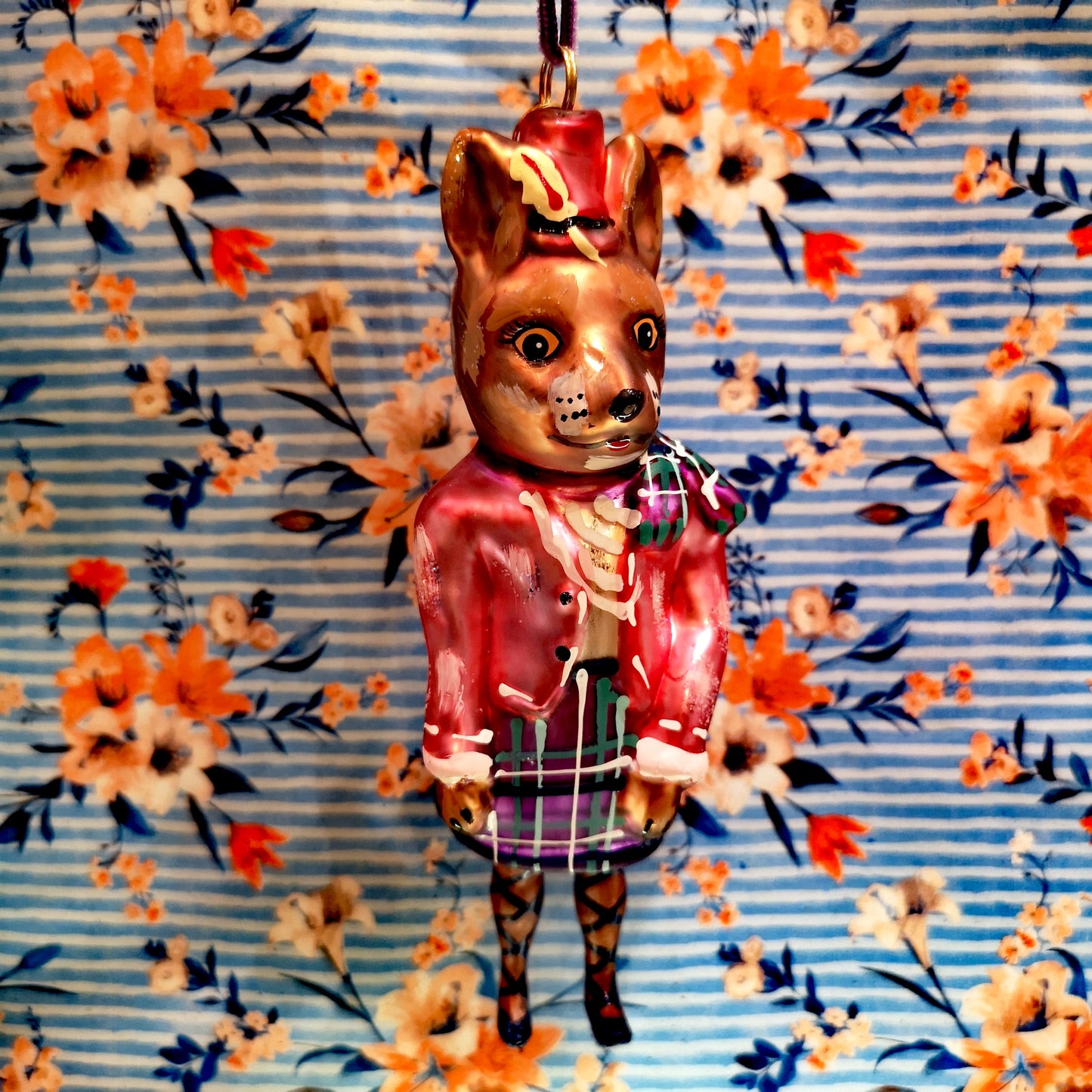 Nathalie Lete dressed dog ornaments
