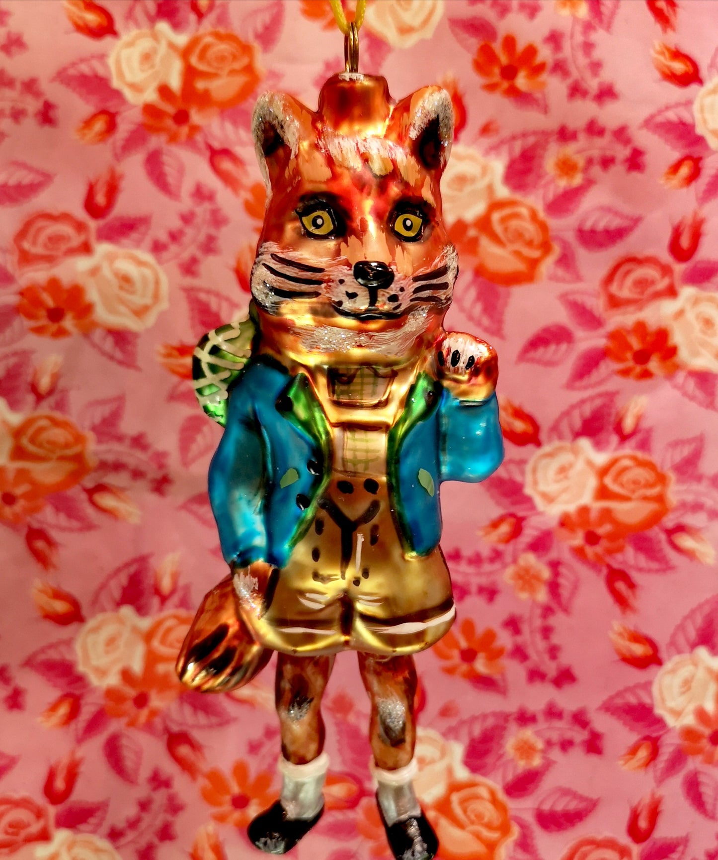 Nathalie Lete dressed woodland animal ornaments