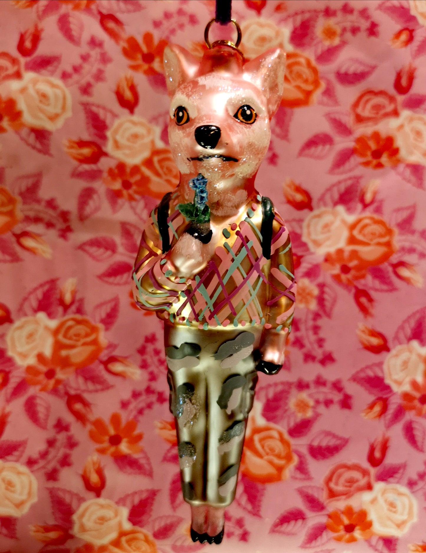 Nathalie Lete dressed woodland animal ornaments