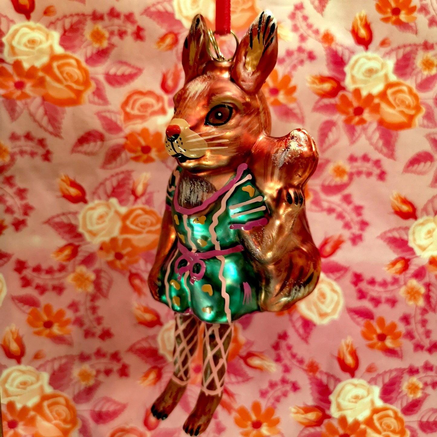 Nathalie Lete dressed woodland animal ornaments