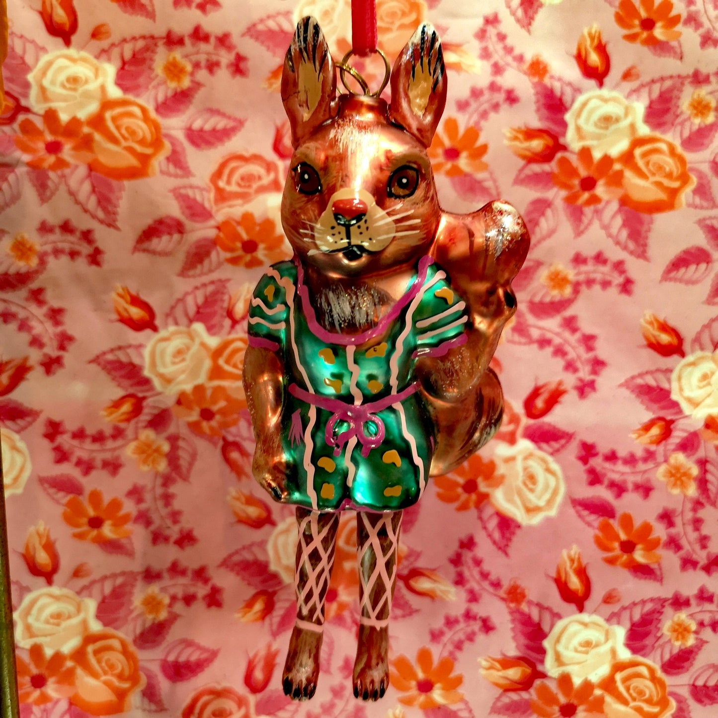 Nathalie Lete dressed woodland animal ornaments
