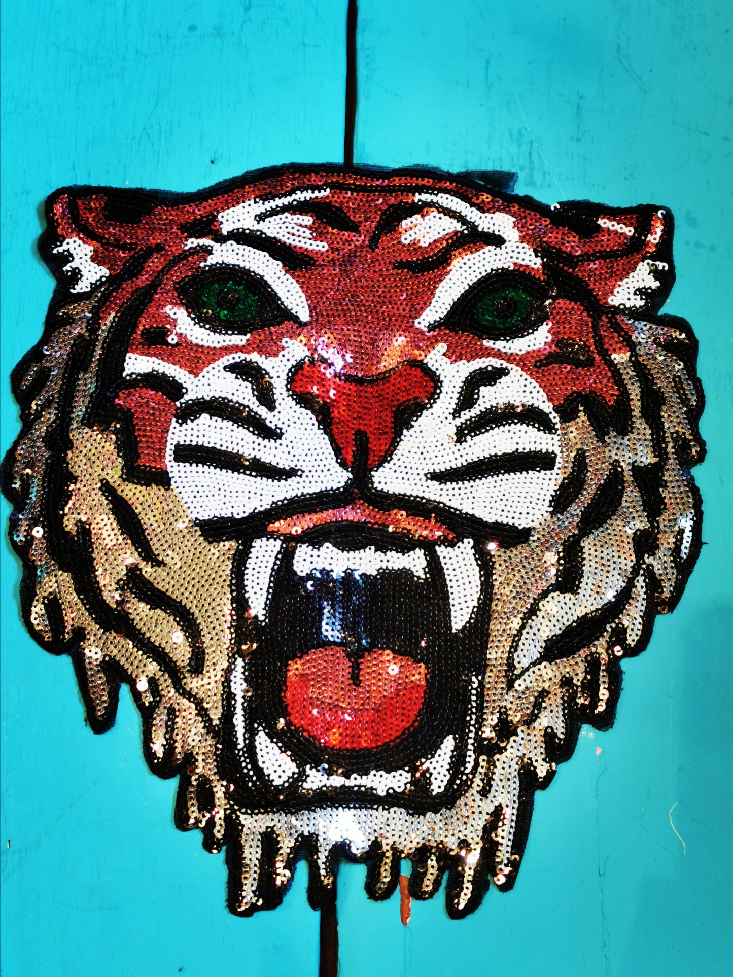 Cat and dog sequin patches