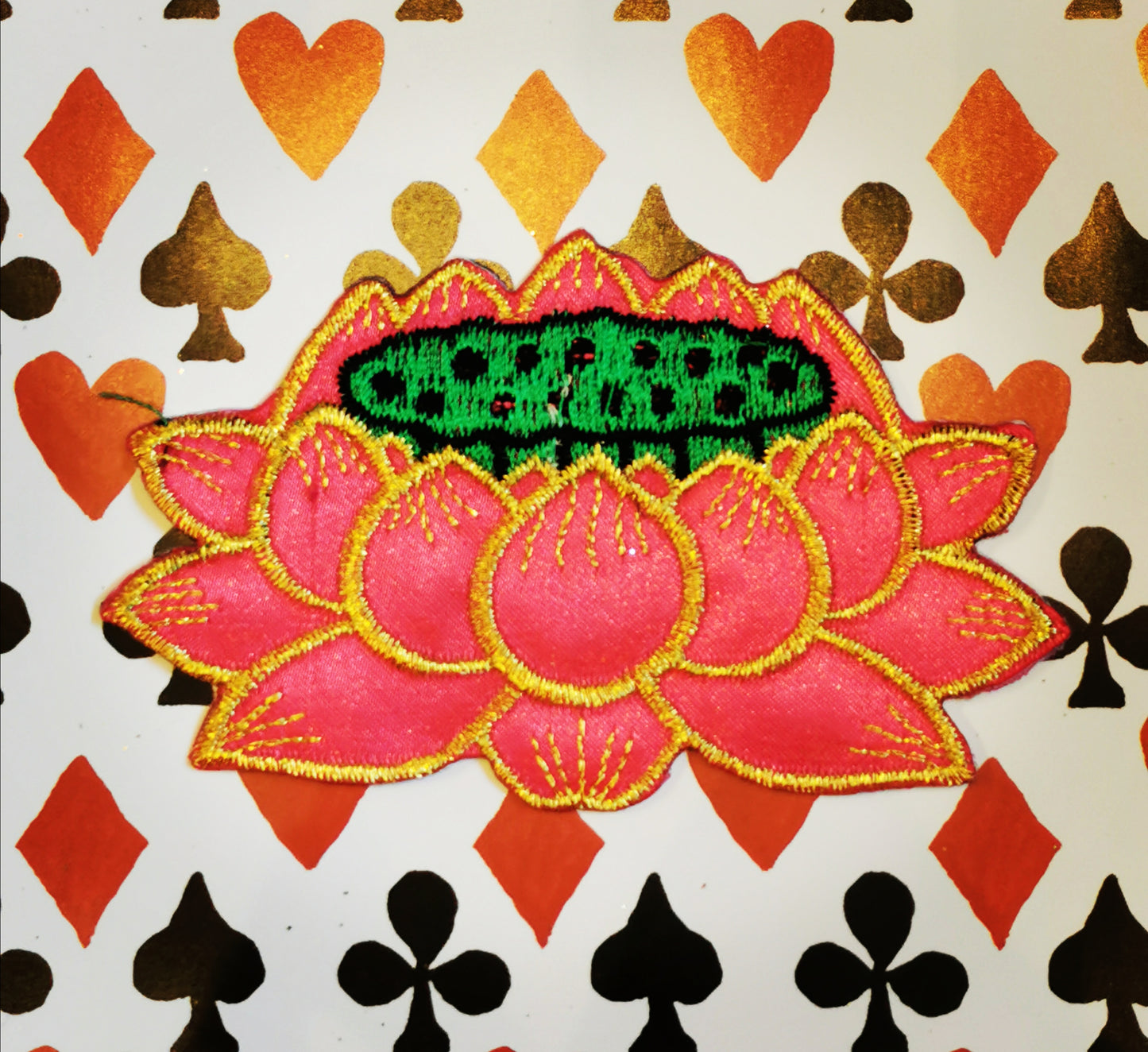 Chinese Dog and Lotus