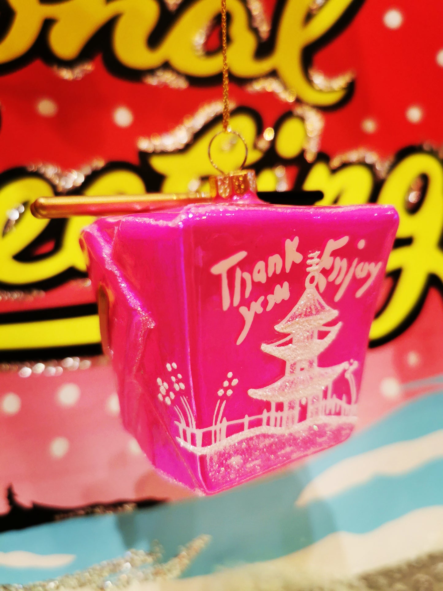Chinese pagoda takeaway box