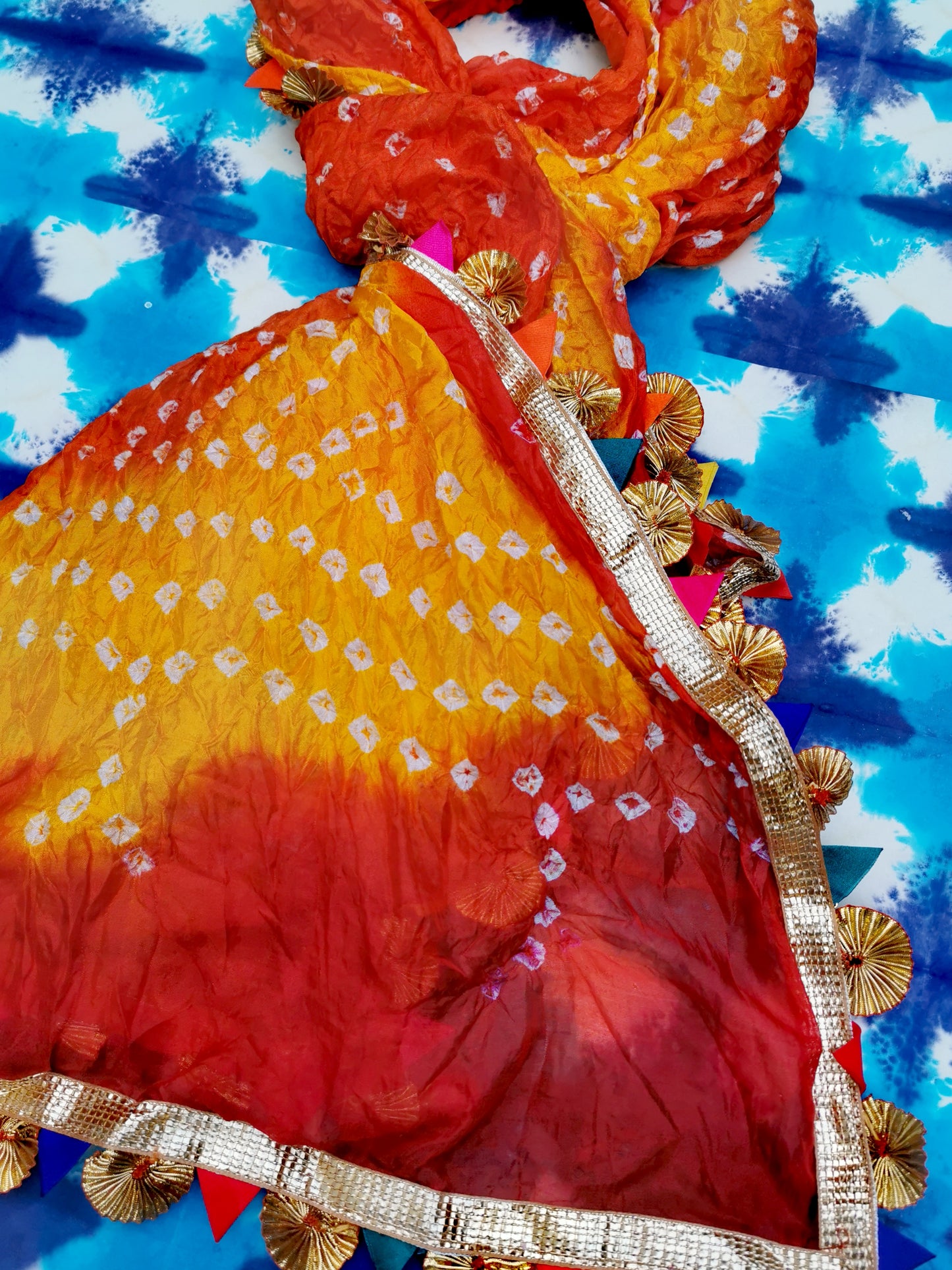 *SALE* Ombre tie dye kitsch shawl