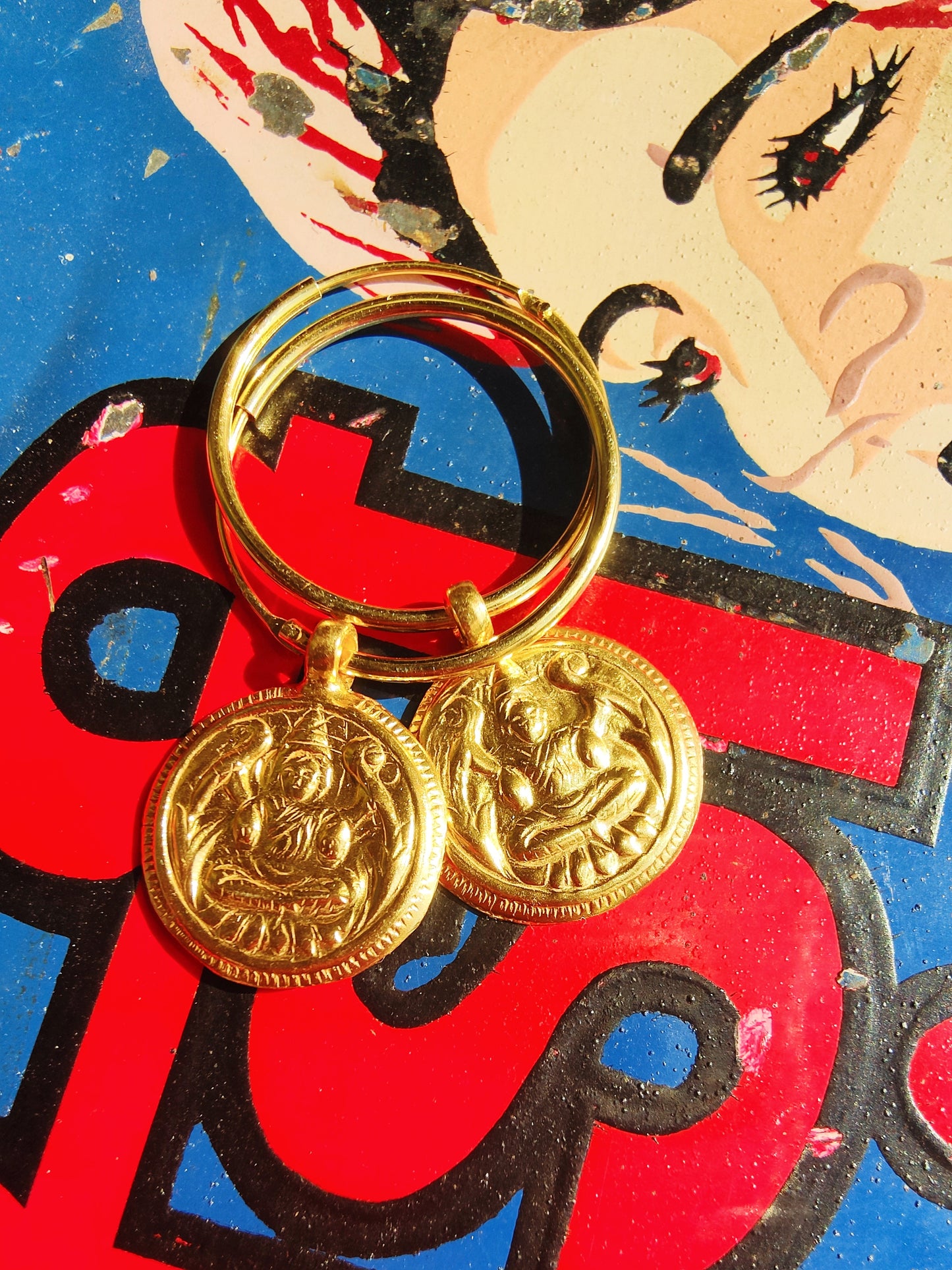 Rajasthani goddess hoops