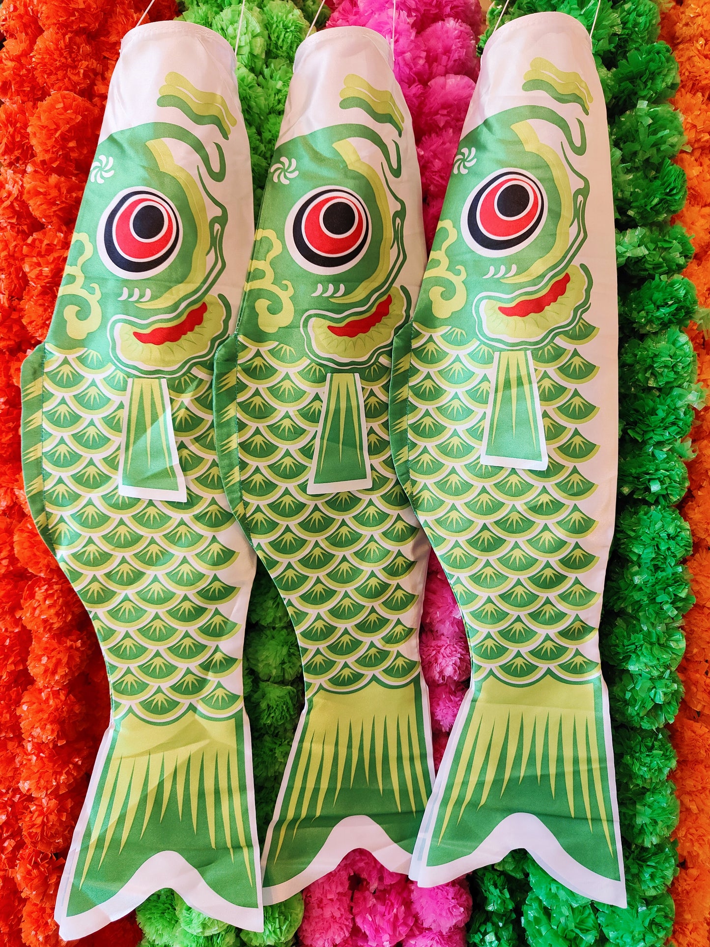 Japanese Koinibori koi carp wind socks large