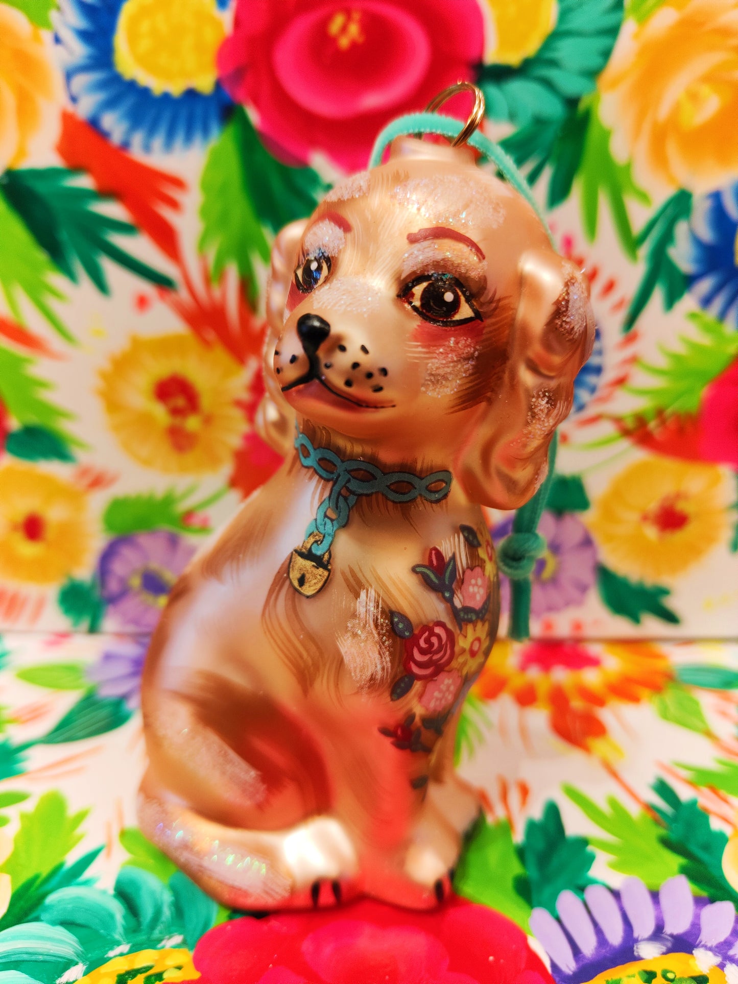 Nathalie Lete Staffordshire dog ornaments