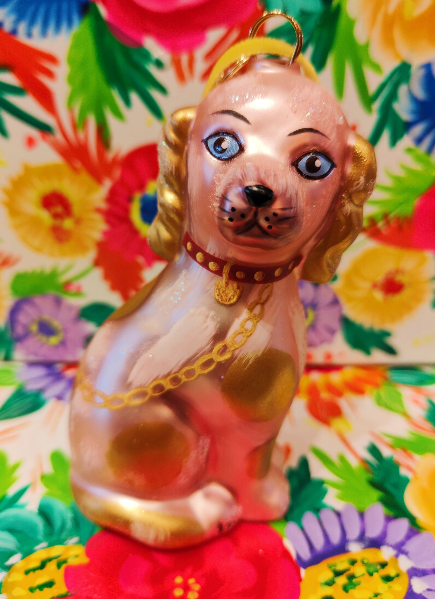 Nathalie Lete Staffordshire dog ornaments