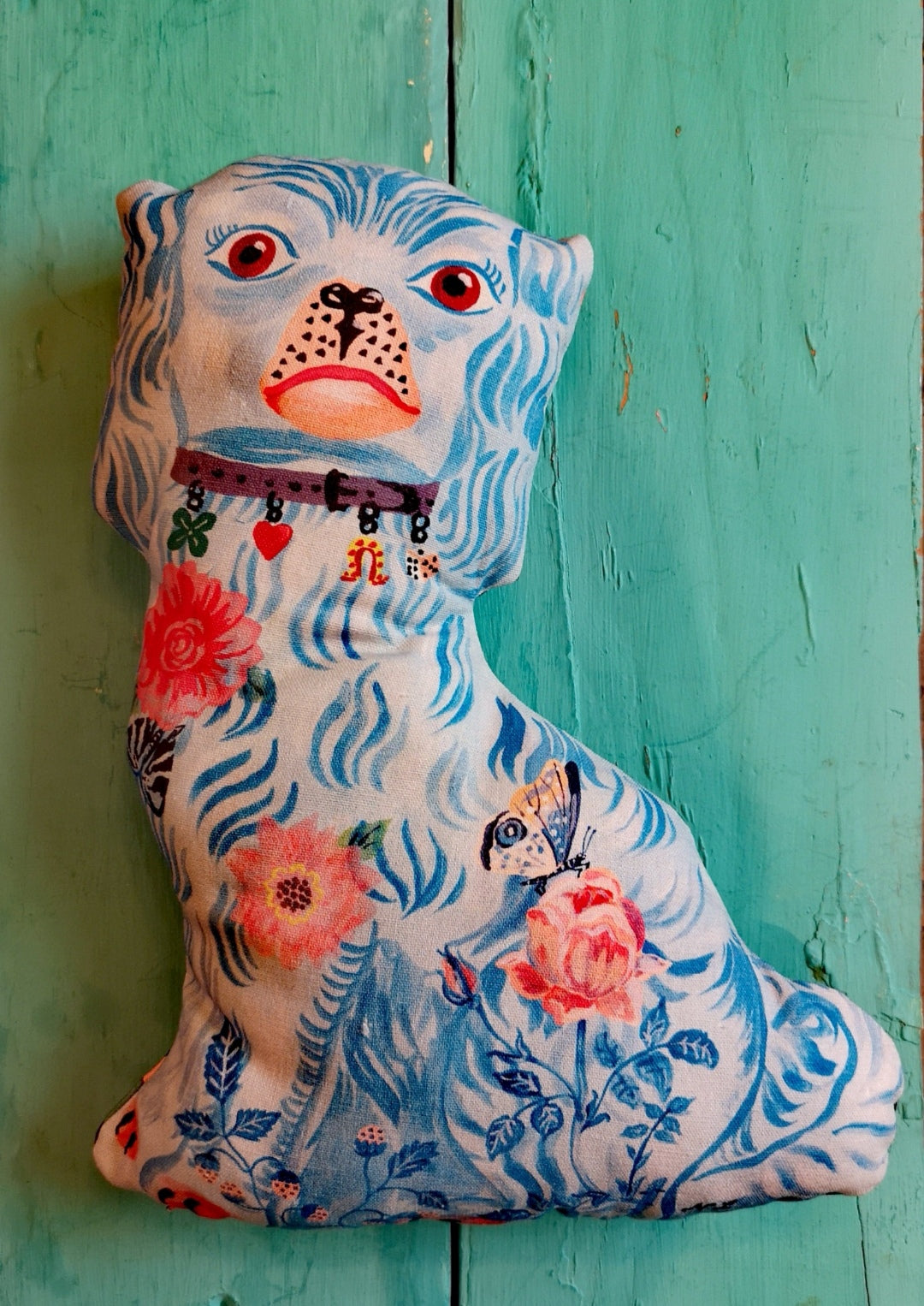 Staffordshire dog cushion