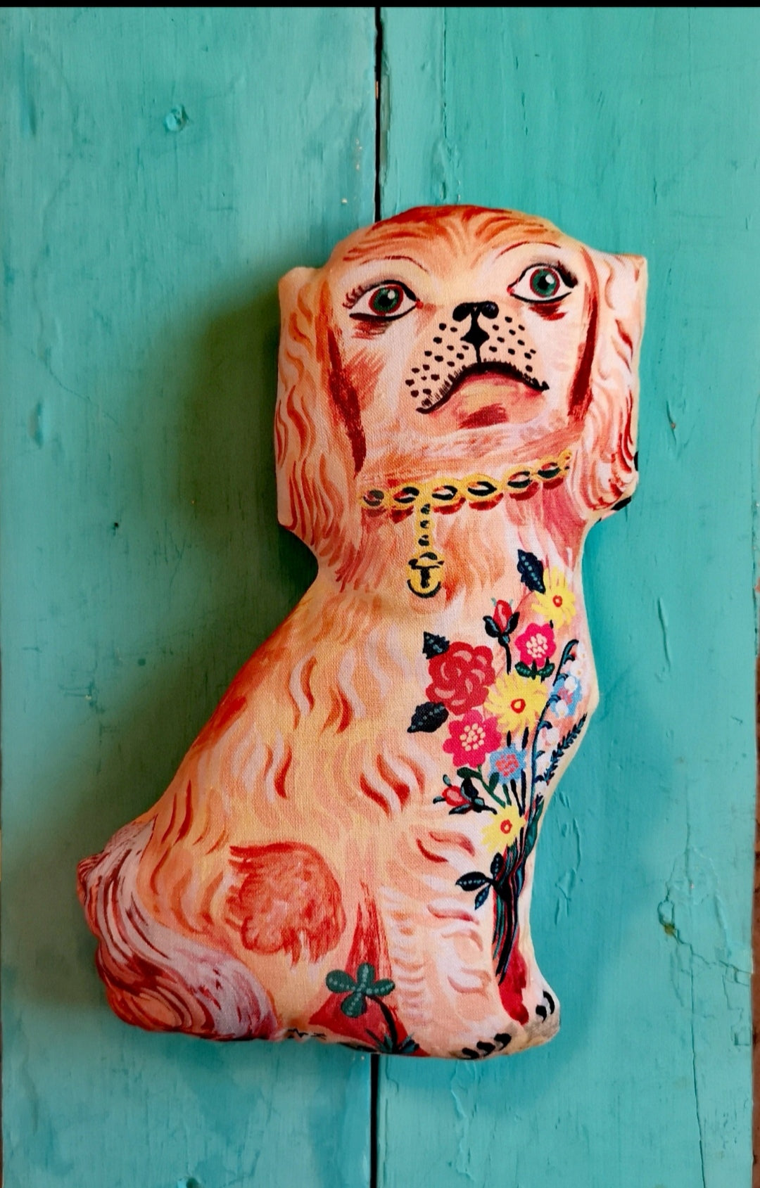 Staffordshire dog cushion