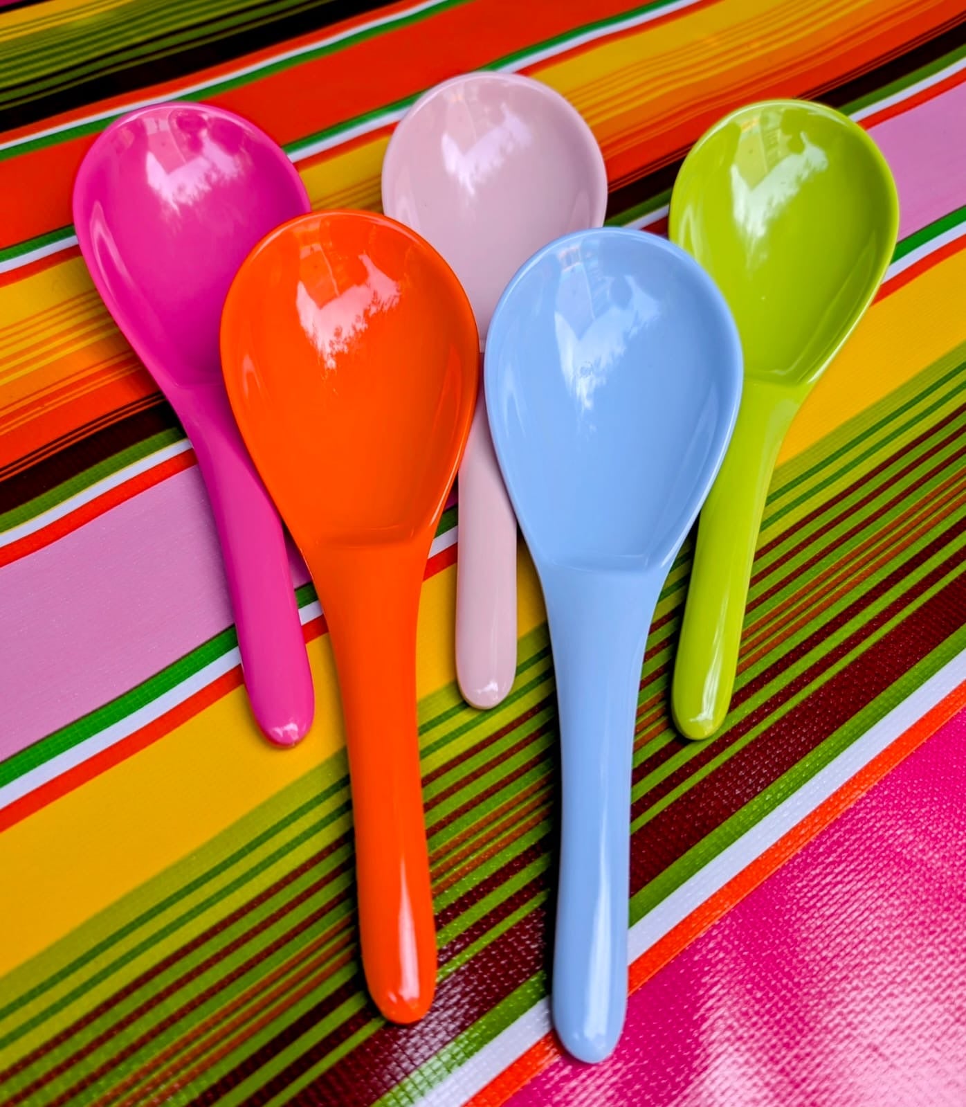 Bright melamine rice serving spoon