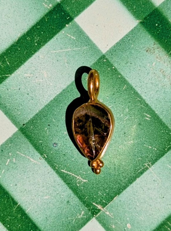 Gold plated luscious stones
