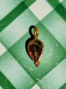 Gold plated luscious stones
