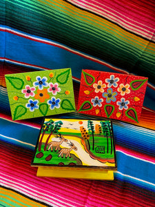 Hand Painted Floral Wooden Box