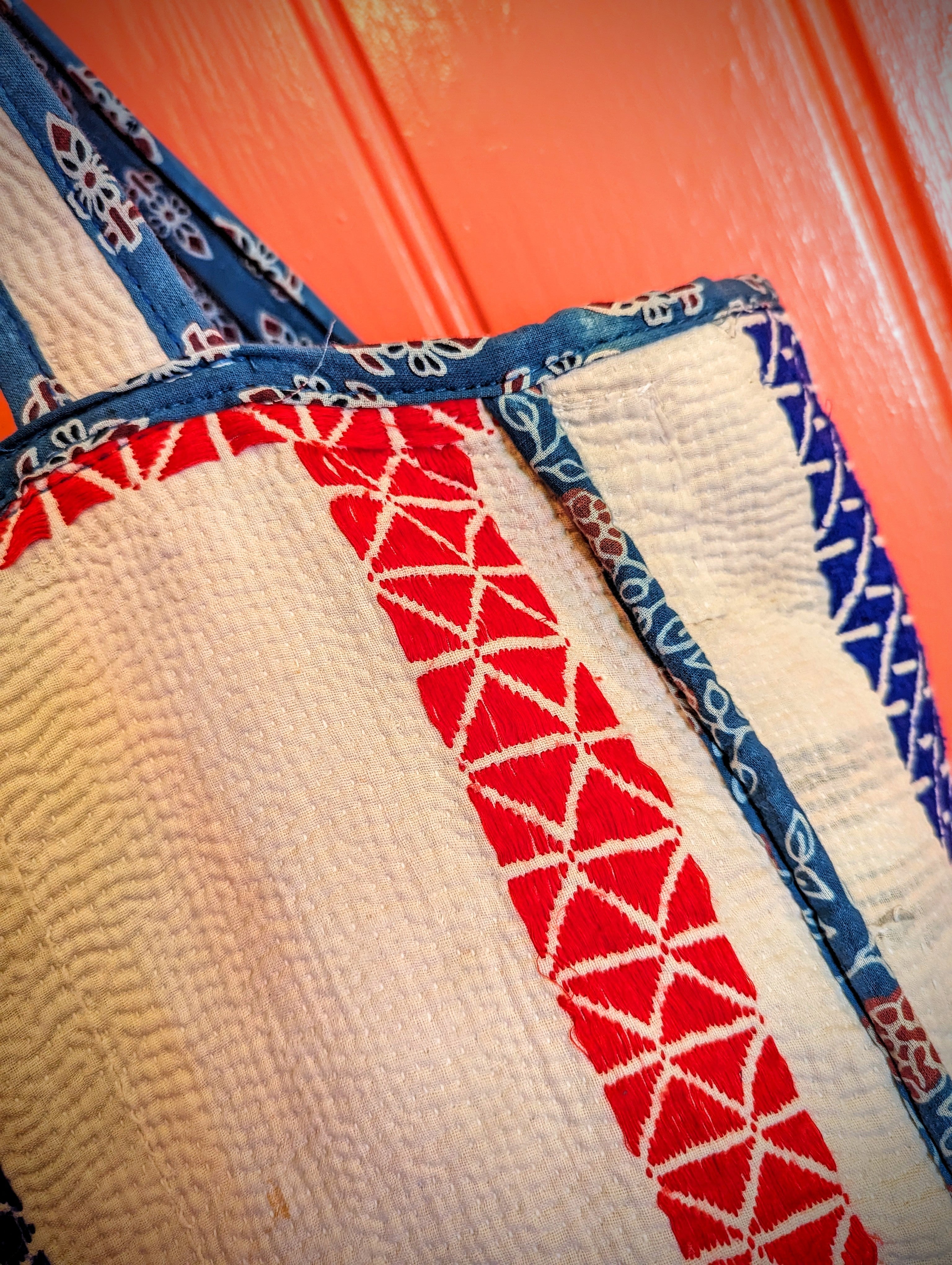 Vintage upcycled kantha bags