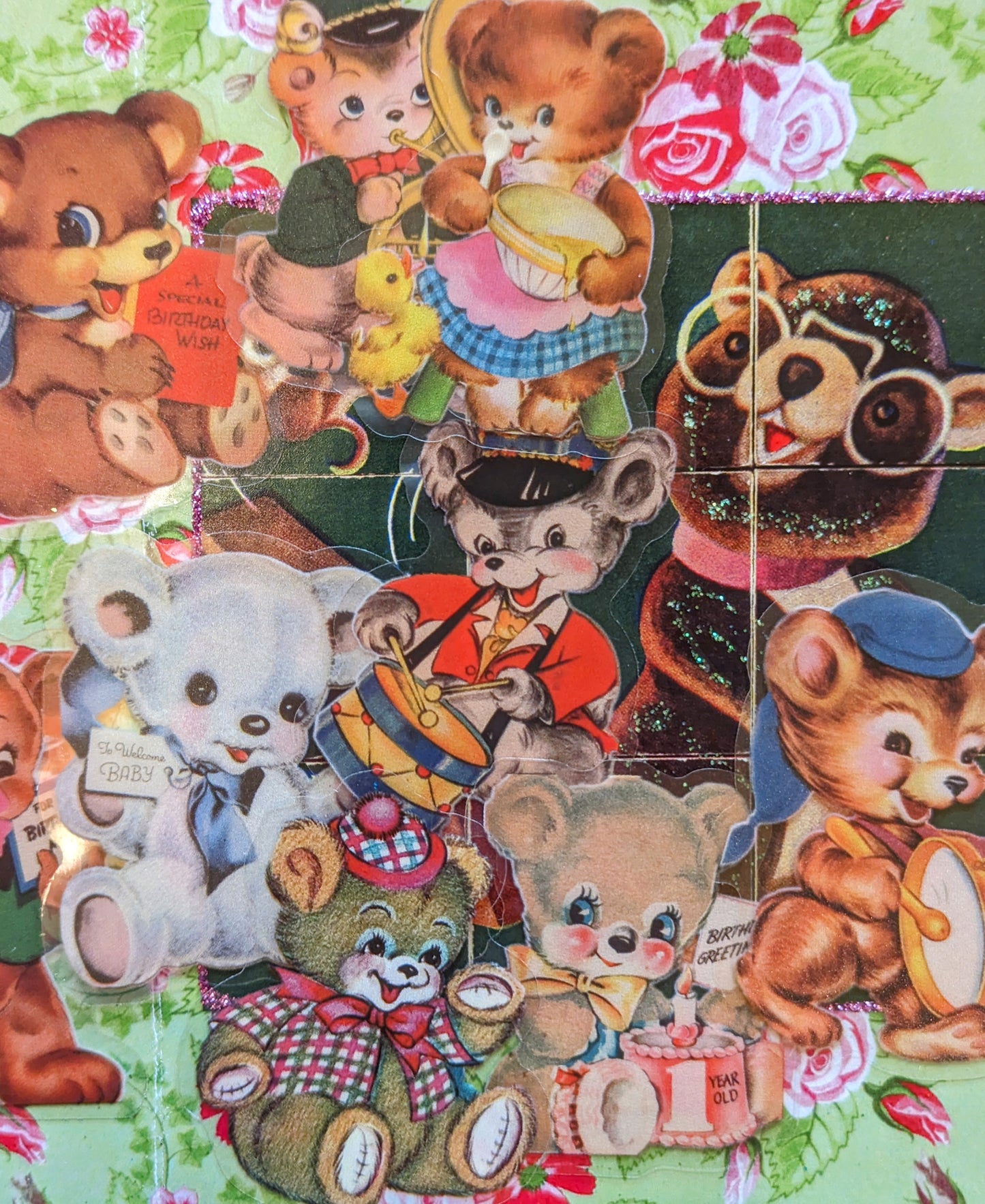 Vintage cuteness stickers