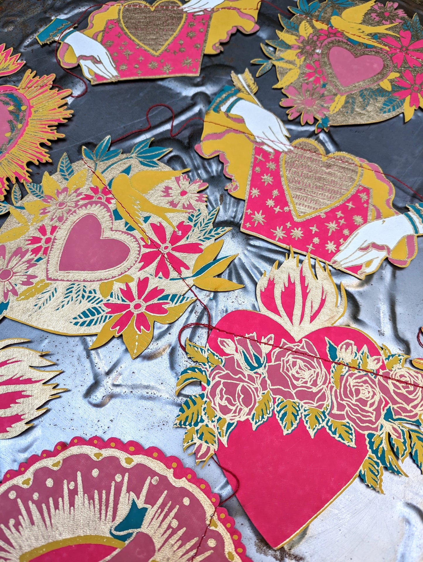 Sacred heart garland