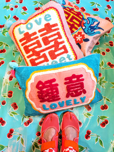 Tufty pastel lovely cushions