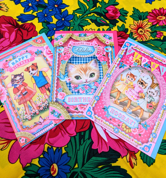 Oh my Lord, how cute are these!?!?

We think these will end up being framed by whoever is lucky enough to receive them!!

Set of 3 greetings cards, a selection of our fave cards to send a bit of joy!!

Set of 3 cards

17cm x 12cm 

Fiona Hewitt dumpling dynasty 